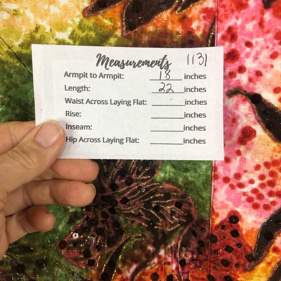 Chico’s Abstract Leaf Floral Lined Cropped Jacket Sequins Multicolor - Picture 9 of 9